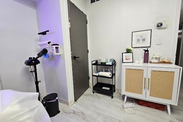 Clean, professional medical spa treatment room with neutral tones at Sedora Medical Aesthetics - White Plains MedSpa in White Plains