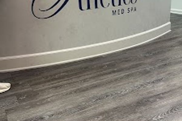 Clean, professional medical spa treatment room with neutral tones at Skyy Med Spa in San Diego